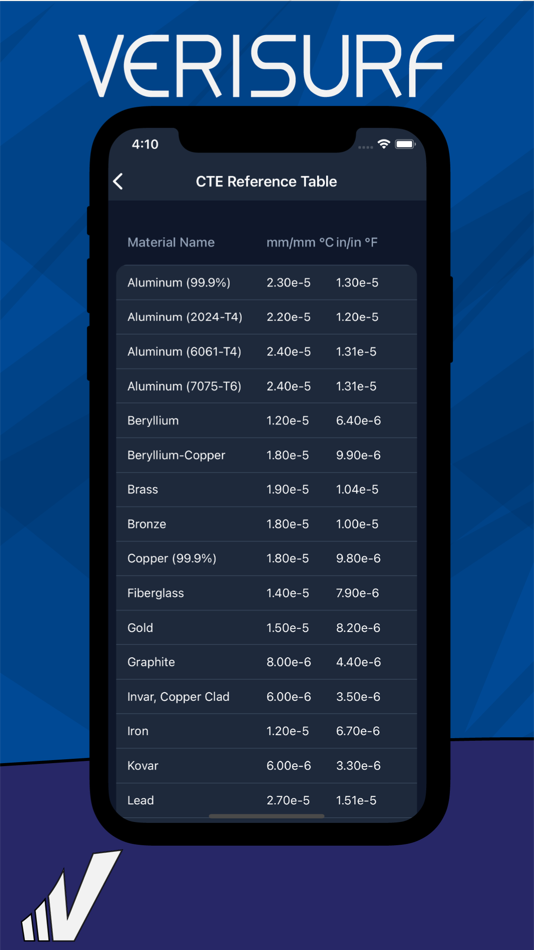 #2. CTE Calculator (iOS) 由: Verisurf