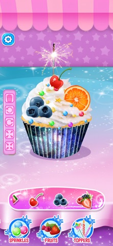 Girl's Glitter Baking Cafe screenshot