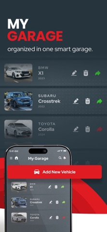 RideGuide Vehicle Management Screenshot 1 of 5
