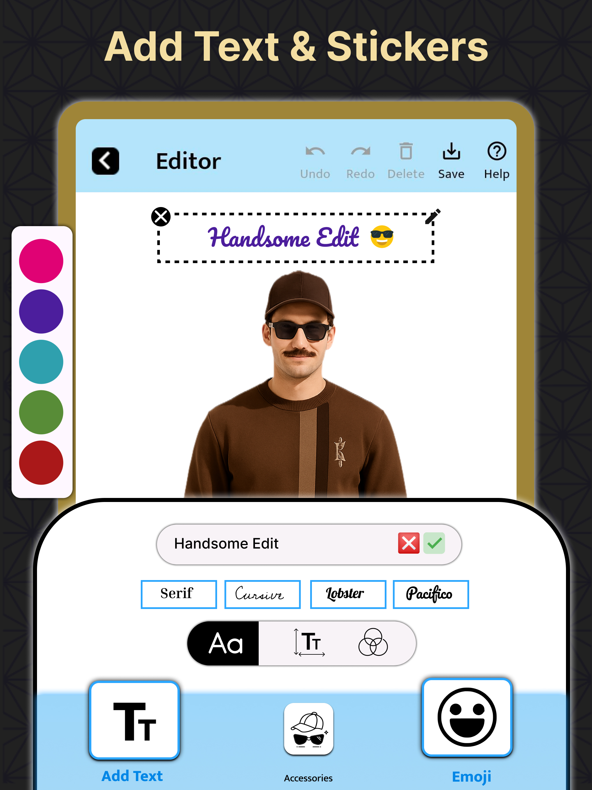 Mens Fashion Suit Photo Editor