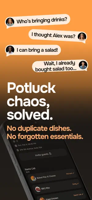 YoBring - Potluck Planner screenshot 3