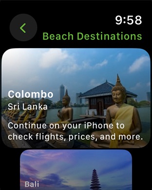 Apple Watch screenshot