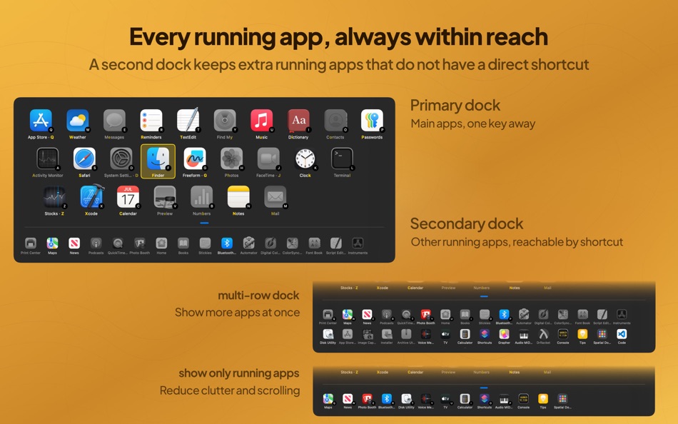 #5. Spatial Dock - App Switcher (macOS) Von: LogiBeam