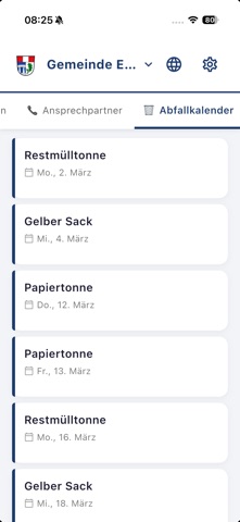 EmMe App screenshot
