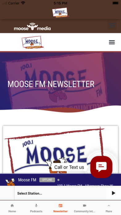 Moose FM 100.1 Fort St. John Screenshot