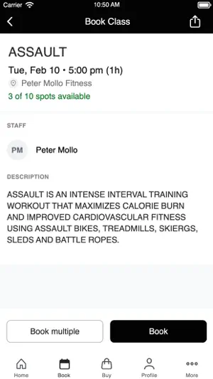 Peter Mollo Fitness screenshot 3