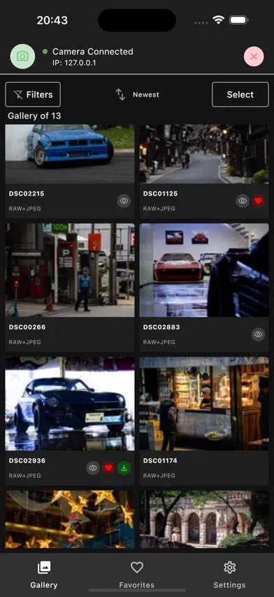 RawShare: Sony RAW Transfer screenshot 1