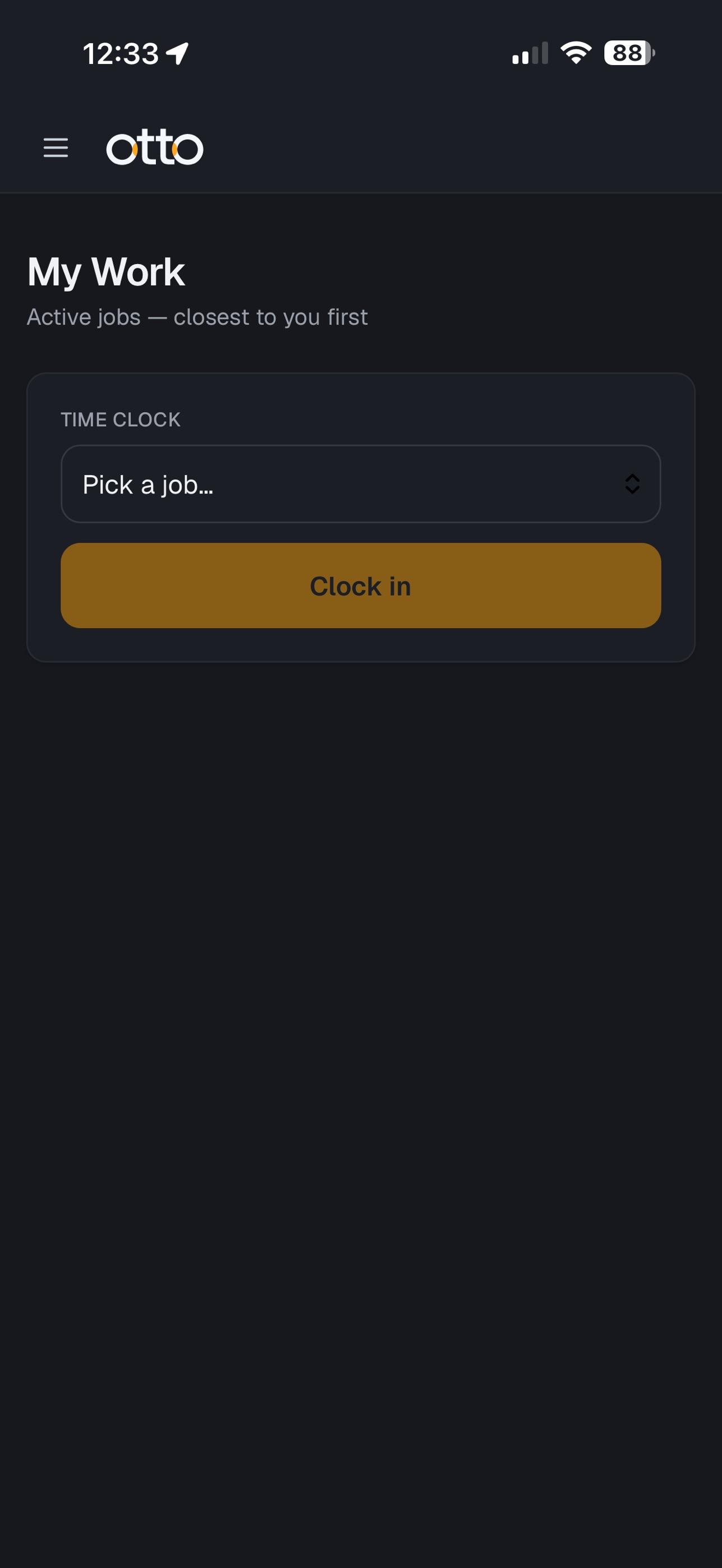 Screenshot 1 of Otto — Crew Time Tracking