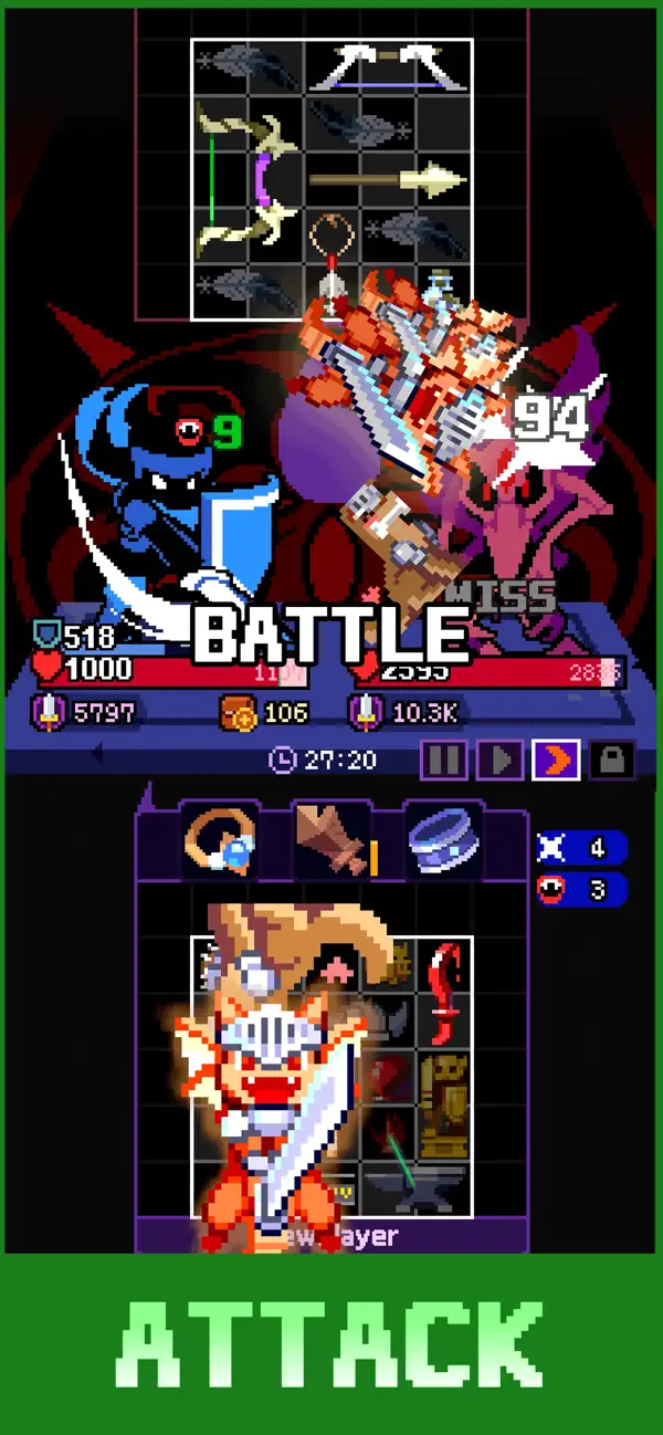 Overgeared Hero: Merge RPG iOS Mod IPA screenshot 3 - iOS game interface