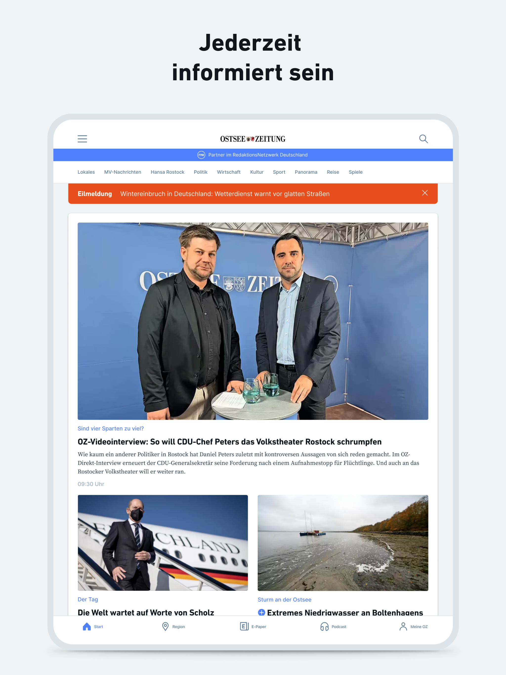 OZ - Nachrichten und Podcast screenshot 12