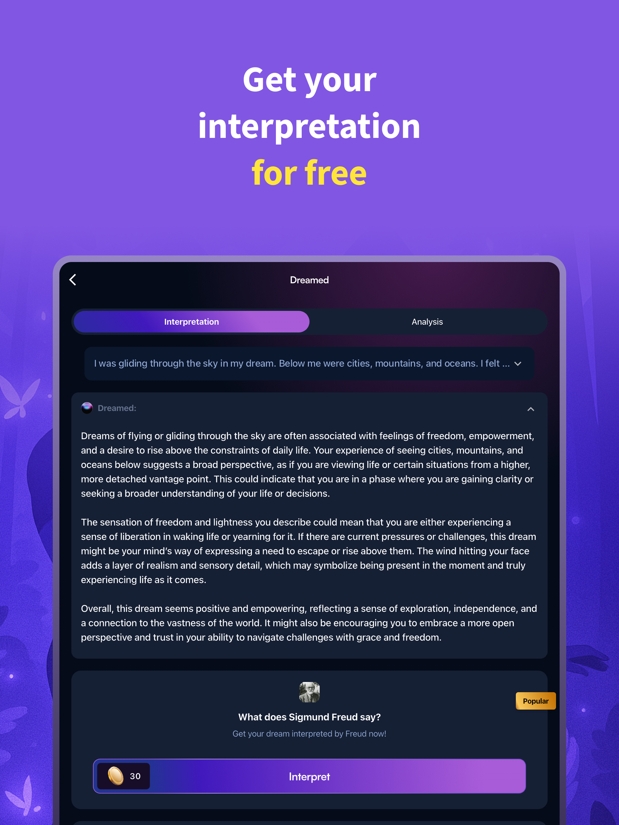 Dreamed: AI Dream Interpreter