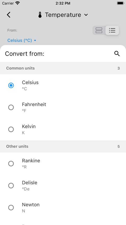 #4. Unit Converter - AUC (iOS) Podle: Andre Leite Barbosa Costa