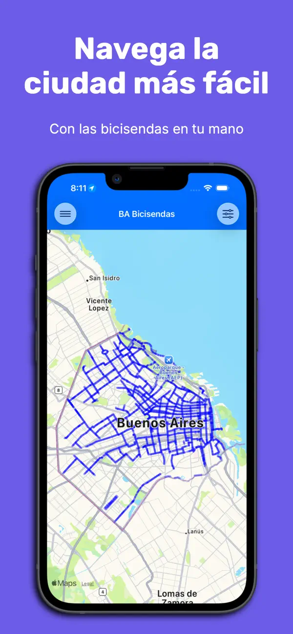 Screenshot #1 pour BA Bicisendas