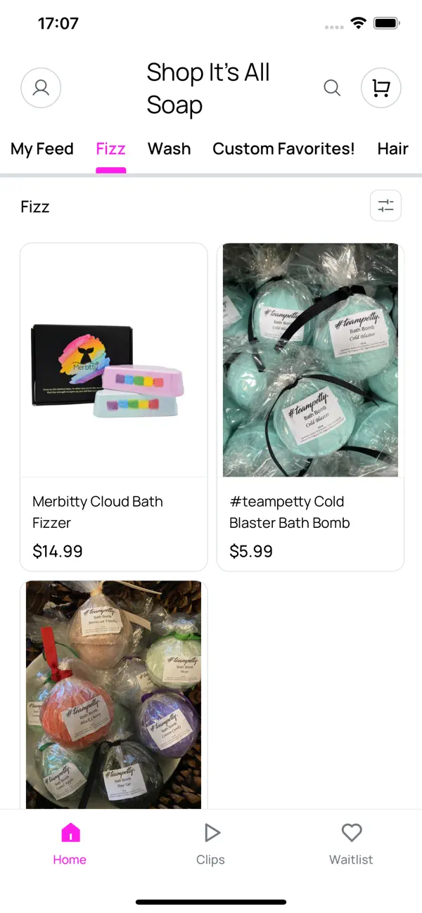 Screenshot #1 pour Shop It's All Soap