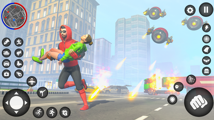 Spider Rope Hero Fighter Game