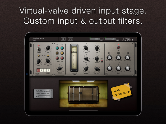 Zodiak Gemini Plate Reverb