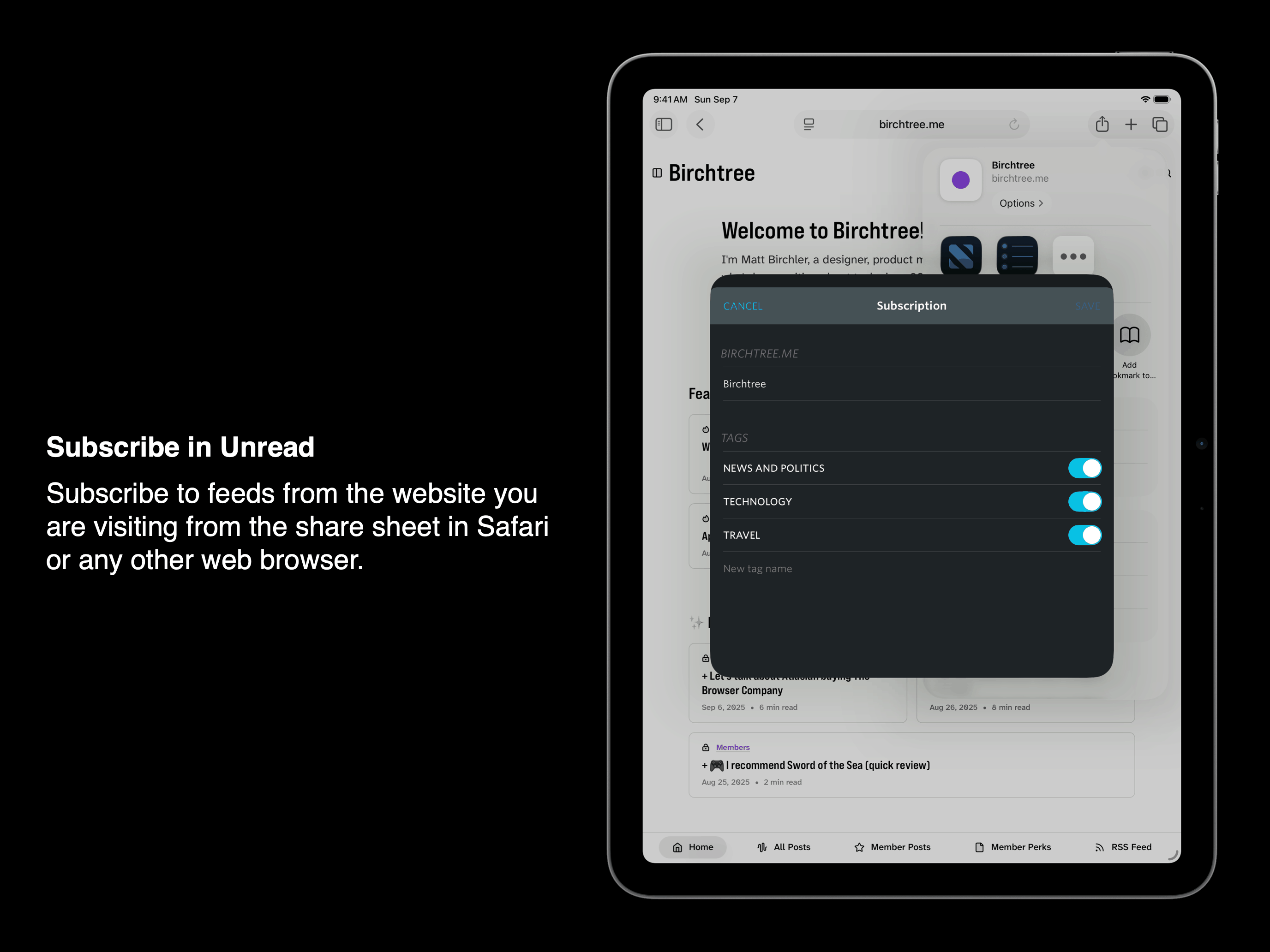 Unread: An RSS Reader