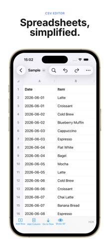 CSV Reader & Editor: Smart CSV Screenshot 1 of 8