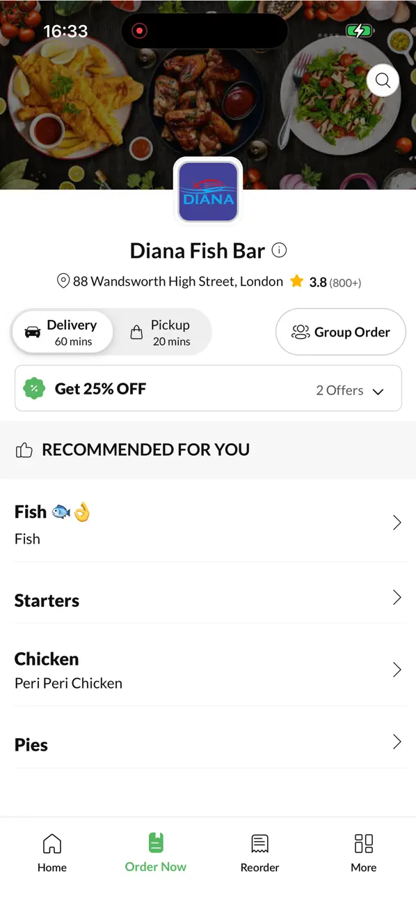 Screenshot #2 pour Diana Fish Bar.