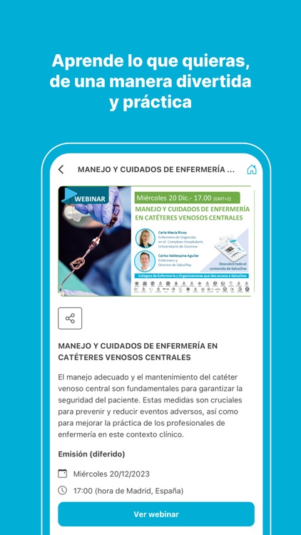 SalusOne, App para Enfermería