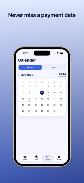 Monabo: Subscription Tracker Screenshot 4 of 5
