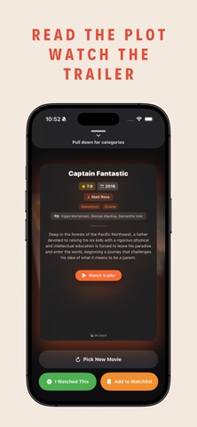 Movie Dice:Pick A Random Movie iPhone screenshot