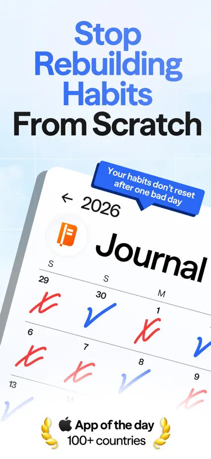 Habitify, App Store screenshot 1