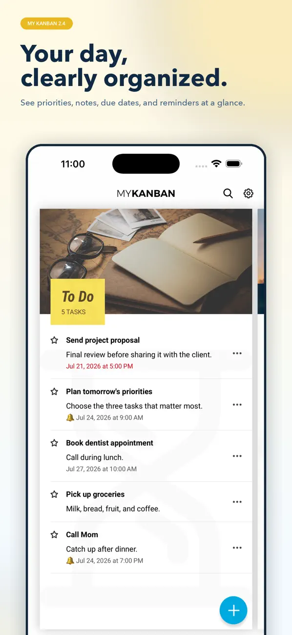 Screenshot #1 pour My Kanban: Personal Kanban App