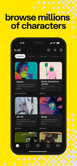 Скриншот Character AI: Chat, Talk, Text на iPhone 6