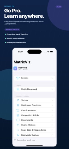 Linear Algebra : MatrixViz screenshot