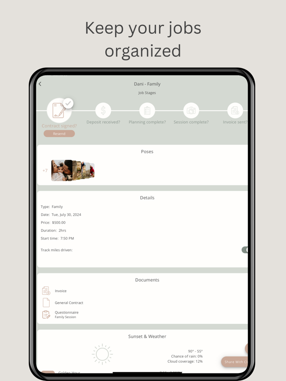 DandyLight - Photography App iPad screenshot 5 - Business app