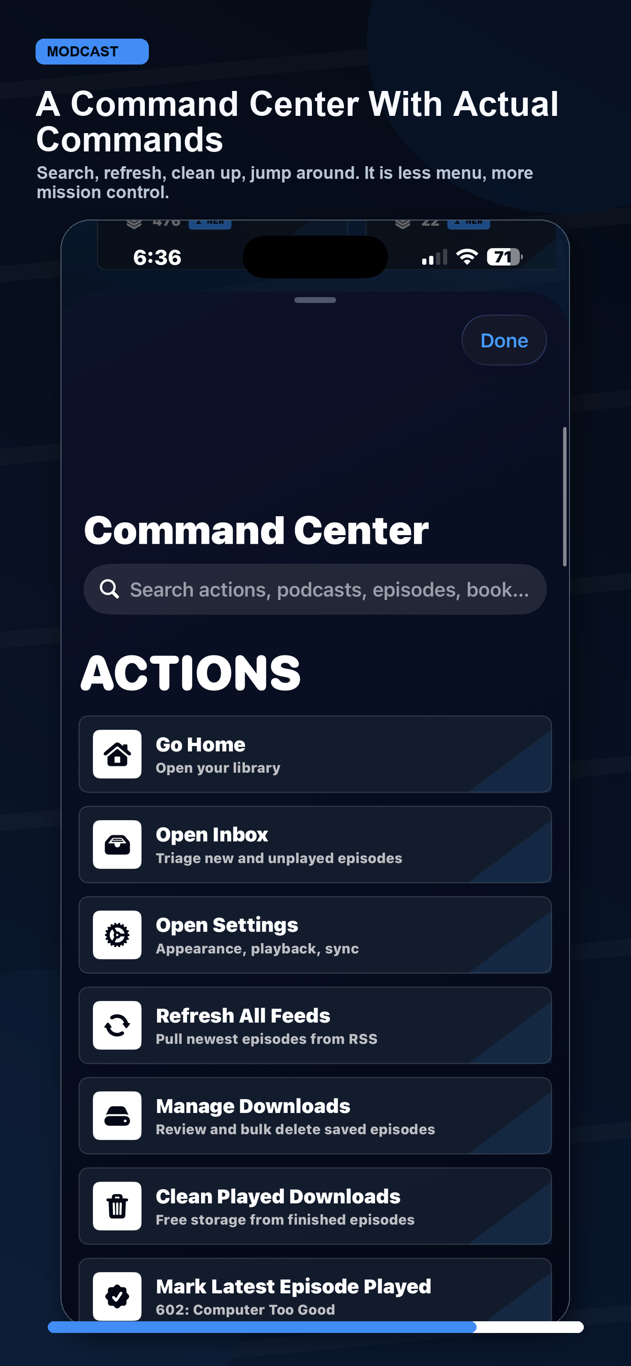 Modcast - Podcast Player screenshot 9