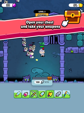Dungeons and Bags Auto Battler iPad screenshot