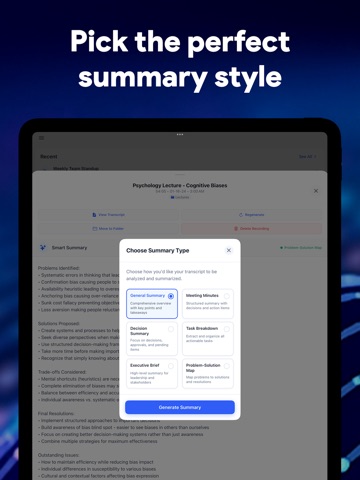 Gist: Transcribe Audio to Text iPad screenshot