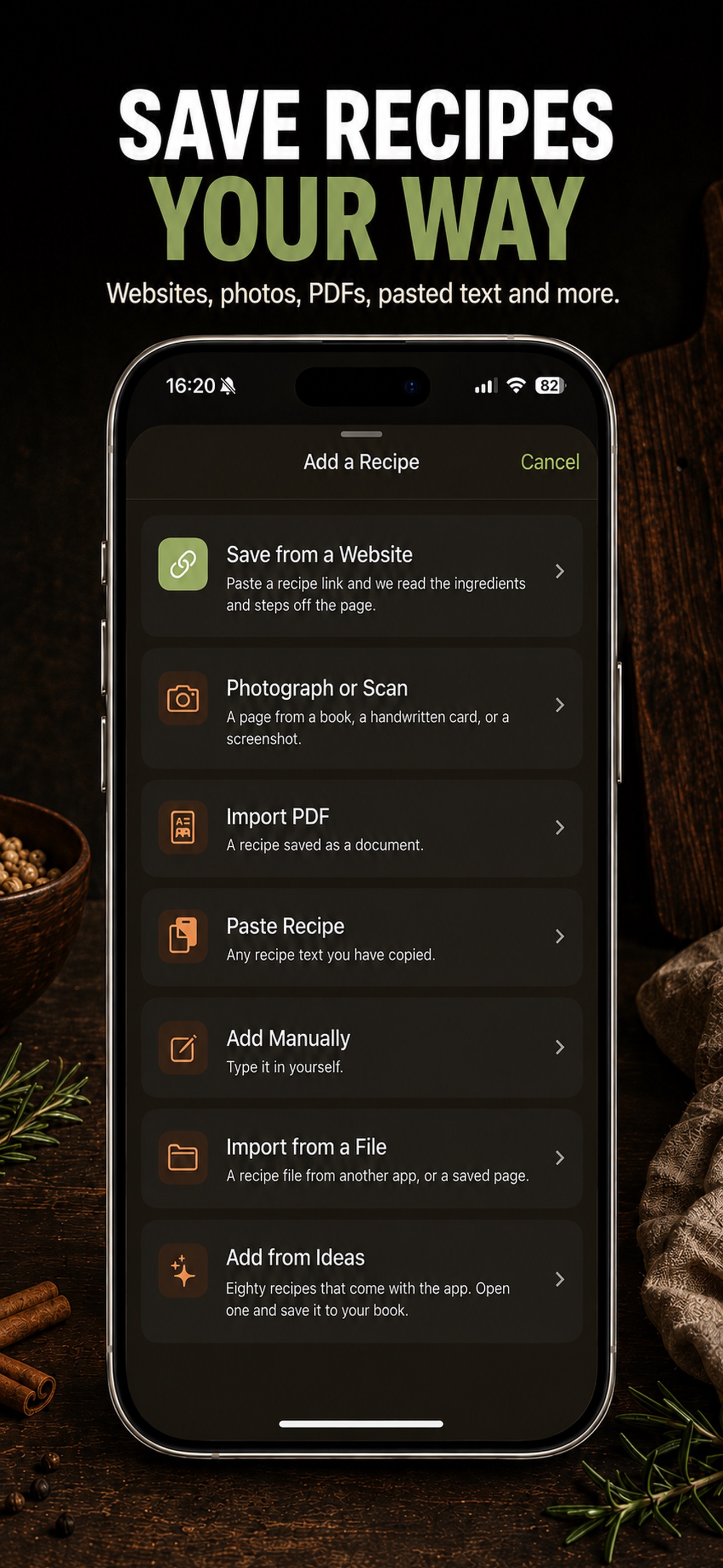 Screenshot 2 of Recipe Box · Cookbook Keeper