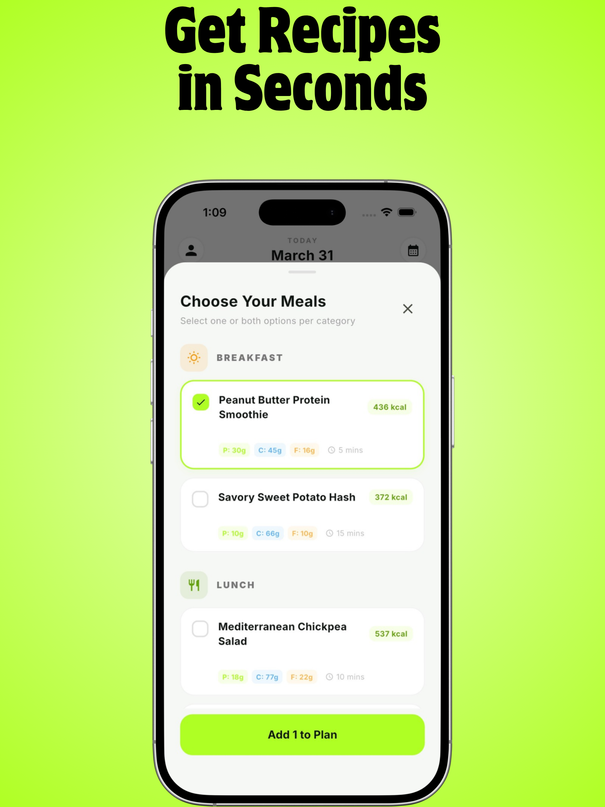 Yumi! Meal Planner & Recipes screenshot 7