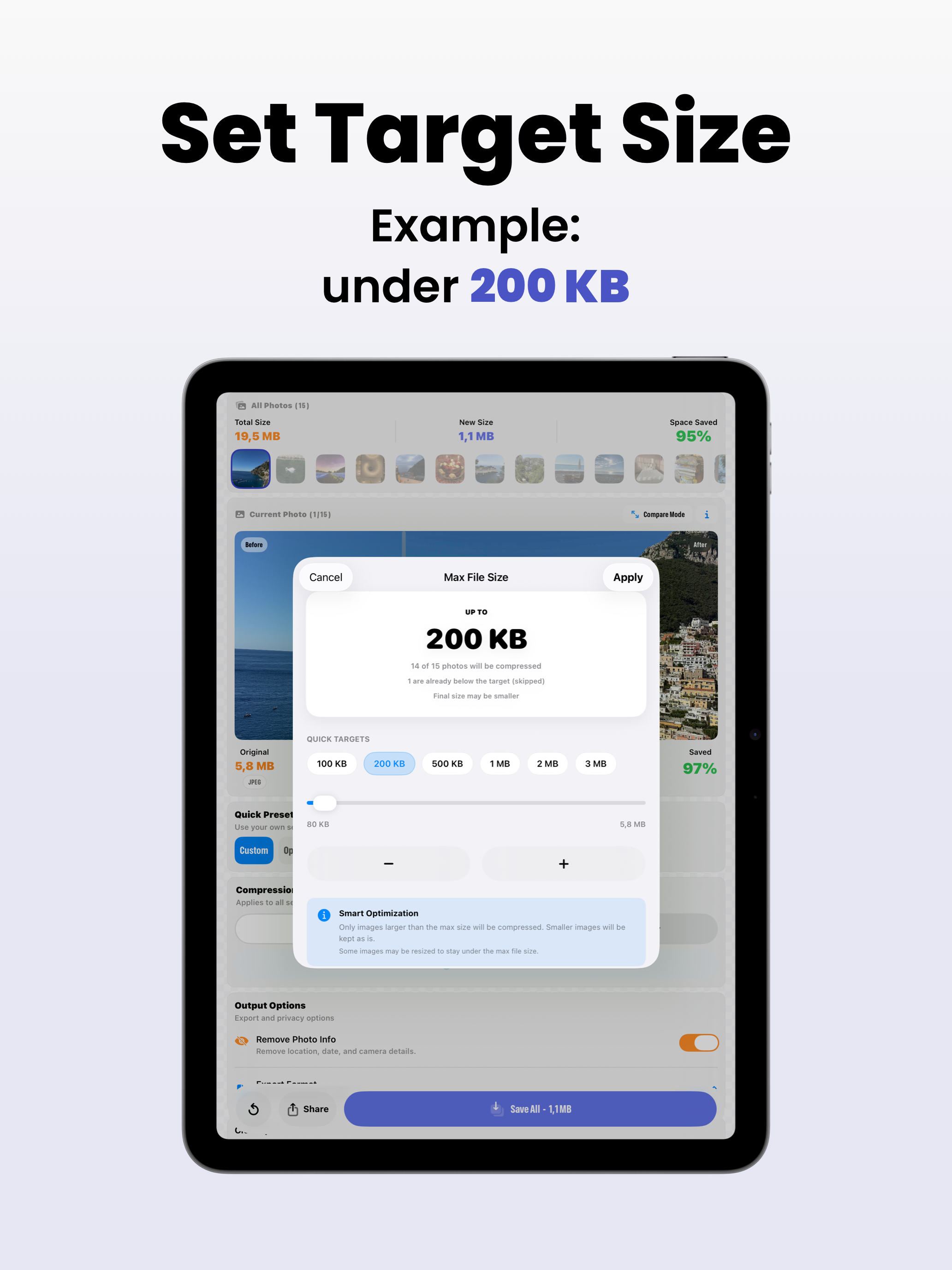SmartSize: Photo Compressor screenshot 11