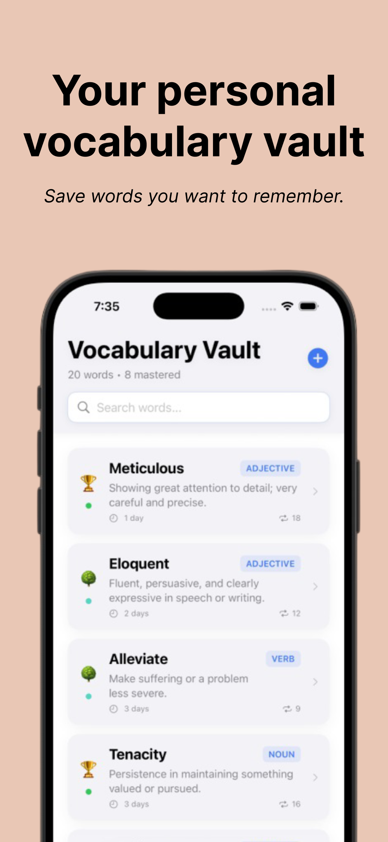 Vocabo: Master Vocabulary