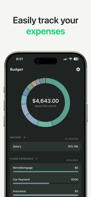 BlackBird: Budget Planner screenshot 2