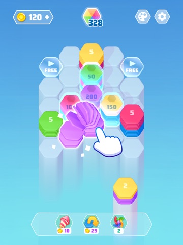 Color Slide - Hexa Puzzle iPad screenshot