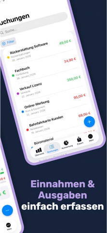 Einnahmen-Ausgaben-Tracker EÜR screenshot