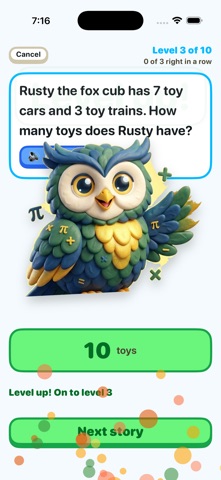 OwlyMath: Math Facts for Kids Screenshot 10 of 10