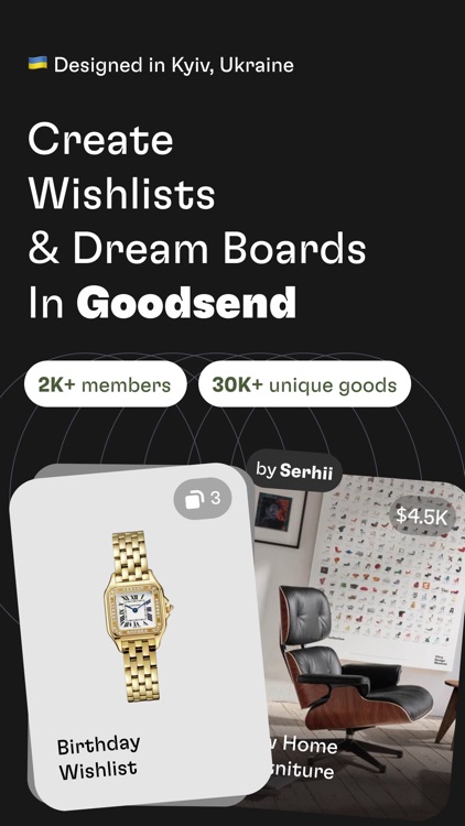 Goodsend - Shopping Wishlist