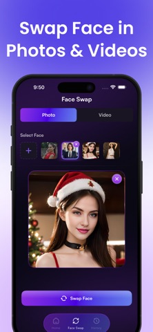 AI Face Swap Photo & Video: Z8 iPhone screenshot