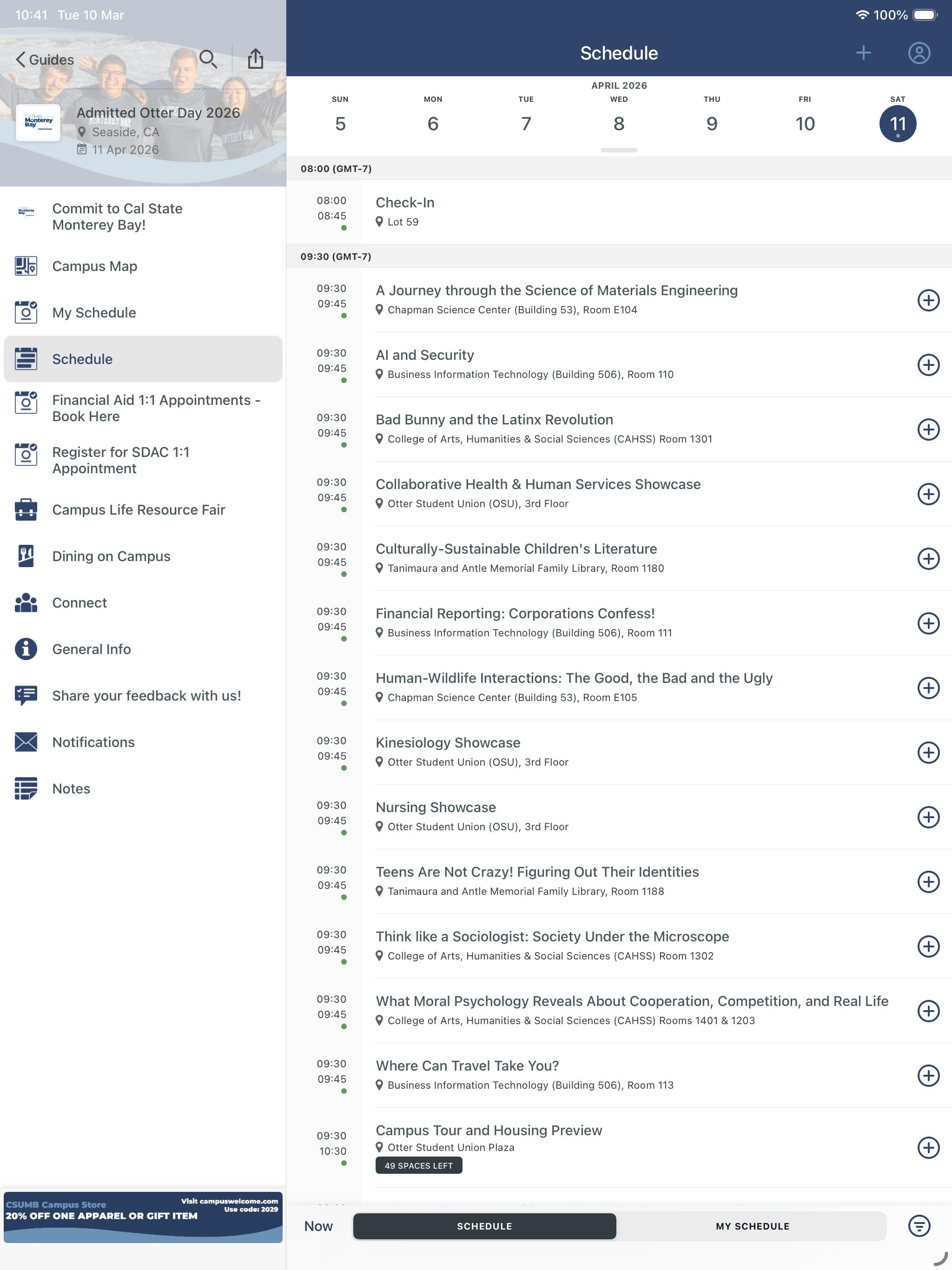 CSUMB Admissions screenshot 8