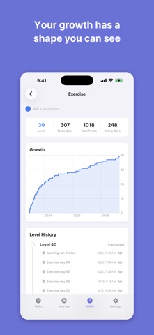 Abilit: To-do, Growth, Visual iPhone screenshot