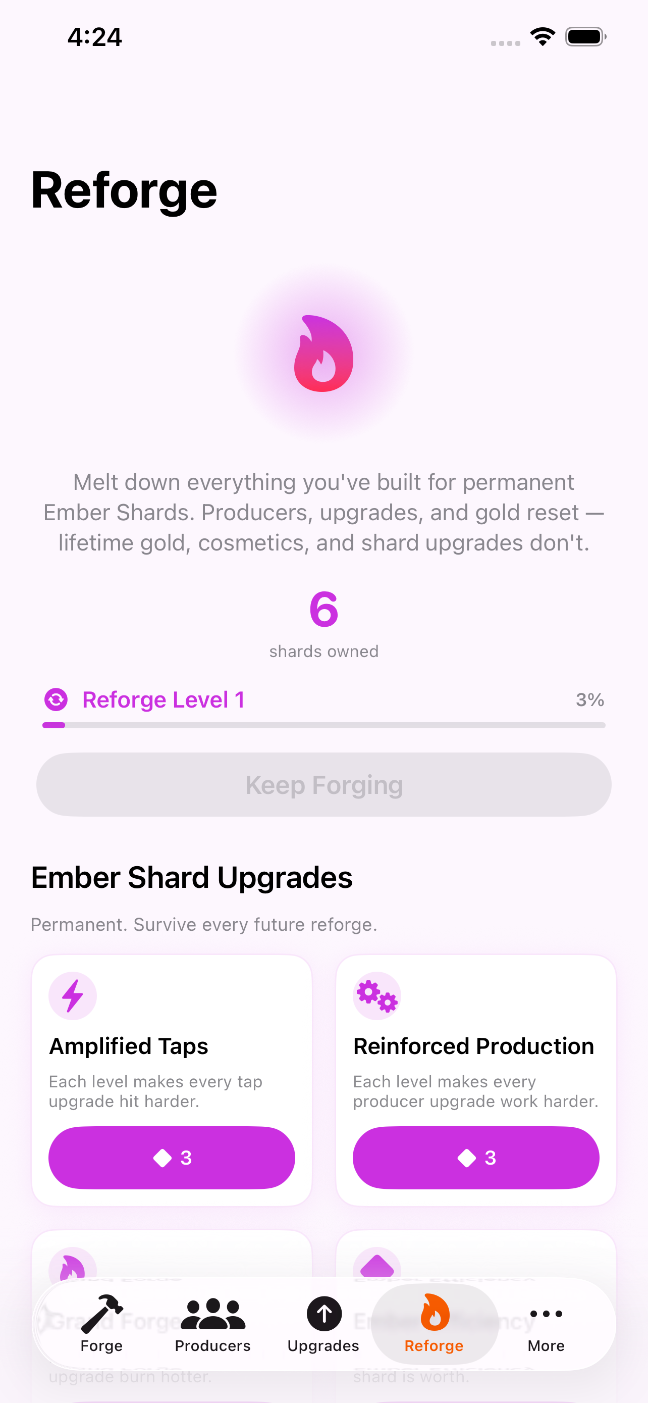 EmberForge: Idle Tycoon screenshot 4