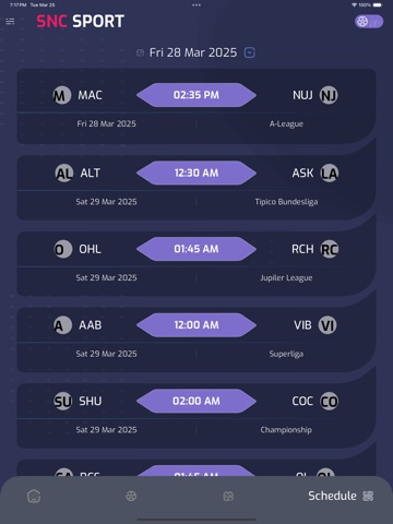 SNC Sport iPad screenshot 4