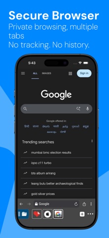Multitab Private Browser Screenshot 1 of 10