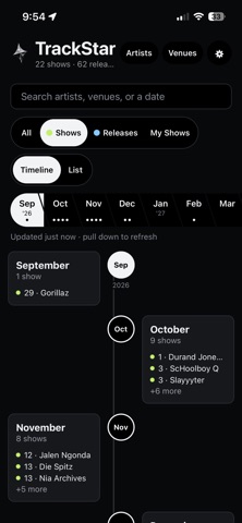 TrackStar NYC screenshot 1